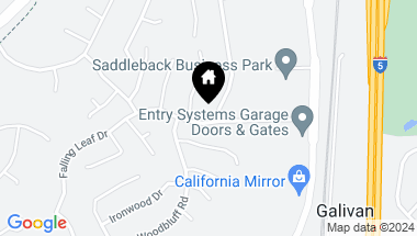 Map of 26871 Bridlewood Drive, Laguna Hills CA, 92653