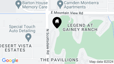 Map of 7323 E GAINEY RANCH Road # 13, Scottsdale AZ, 85258