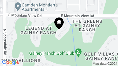 Map of 7475 E GAINEY RANCH Road # 18, Scottsdale AZ, 85258