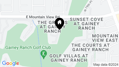 Map of 7525 E GAINEY RANCH Road # 144, Scottsdale AZ, 85258