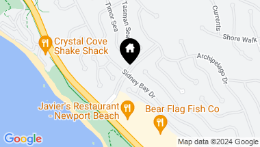 Map of 88 Sidney Bay Drive, Newport Coast CA, 92657