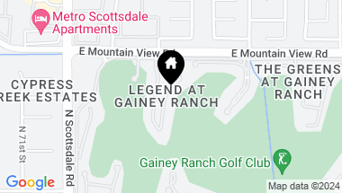 Map of 7425 E GAINEY RANCH Road # 31, Scottsdale AZ, 85258