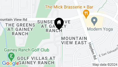 Map of 7700 E GAINEY RANCH Road # 214, Scottsdale AZ, 85258