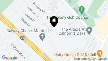 Map of 40993 Lacroix Avenue, Murrieta CA, 92562