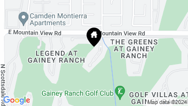 Map of 7475 E GAINEY RANCH Road # 15, Scottsdale AZ, 85258