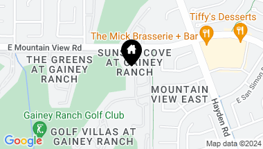 Map of 7700 E GAINEY RANCH Road # 134, Scottsdale AZ, 85258