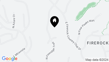 Map of 9615 N FIRERIDGE Trail, Fountain Hills AZ, 85268