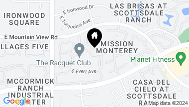 Map of 9711 E MOUNTAIN VIEW Road # 2541, Scottsdale AZ, 85258