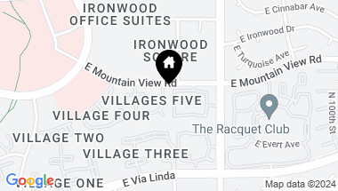 Map of 9745 N 95TH Street # 129, Scottsdale AZ, 85258