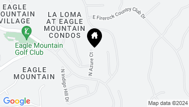 Map of 9817 N AZURE Court # 4, Fountain Hills AZ, 85268