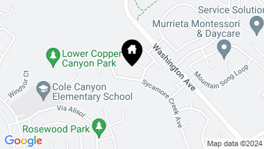 Map of 23410 Sycamore Creek Avenue, Murrieta CA, 92562
