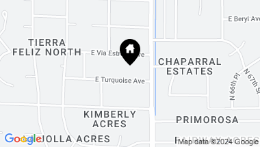 Map of 6322 E TURQUOISE Avenue, Paradise Valley AZ, 85253