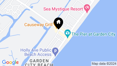 Map of 125 Atlantic Ave., Garden City Beach SC, 29576