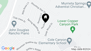 Map of 37364 Huckaby Lane, Murrieta CA, 92562