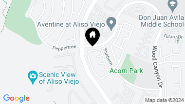 Map of 26 Northern Pine, Aliso Viejo CA, 92656