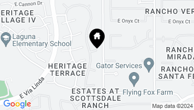 Map of 10119 N 107TH Street, Scottsdale AZ, 85258