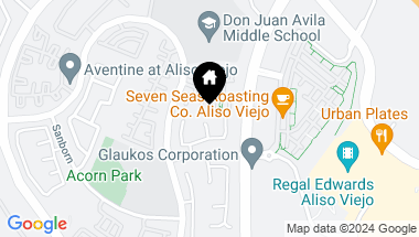 Map of 6 Gala Court, Aliso Viejo CA, 92656