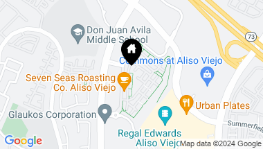 Map of 46 Midtown Drive, Aliso Viejo CA, 92656