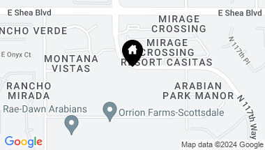 Map of 11505 E COCHISE Drive, Scottsdale AZ, 85259