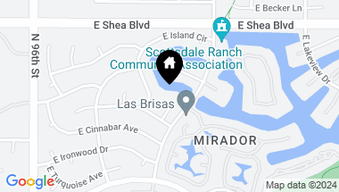 Map of 10232 N 99th Place, Scottsdale AZ, 85258