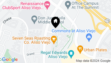 Map of 53 Vantis Drive, Aliso Viejo CA, 92656