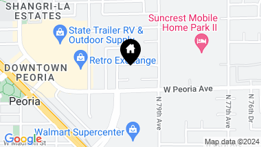 Map of 8008 W BECKER Lane, Peoria AZ, 85345