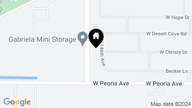 Map of 10804 N 146TH Avenue, Surprise AZ, 85379