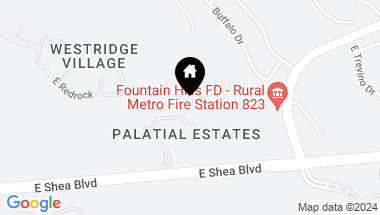 Map of 15524 E PALATIAL Drive, Fountain Hills AZ, 85268