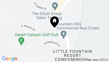 Map of 10626 N Indian Wells Drive, Fountain Hills AZ, 85268
