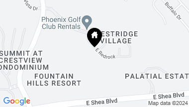 Map of 15227 E REDROCK Drive, Fountain Hills AZ, 85268