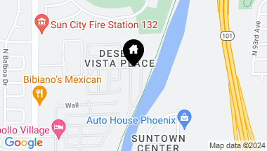 Map of 11275 N 99TH Avenue # 141, Peoria AZ, 85345
