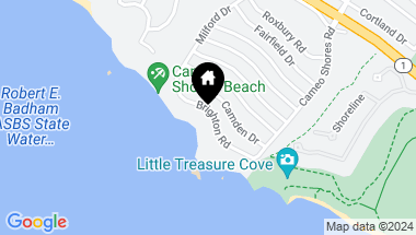 Map of 4541 Brighton Road, Corona del Mar CA, 92625