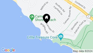 Map of 4601 Camden Drive, Corona del Mar CA, 92625
