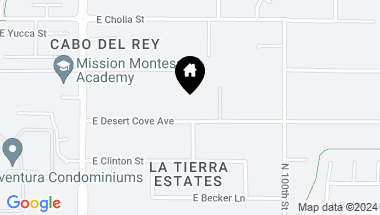 Map of 9740 E DESERT COVE Avenue, Scottsdale AZ, 85260