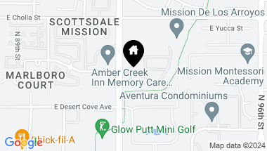 Map of 11011 N 92ND Street # 1158, Scottsdale AZ, 85260