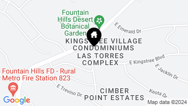 Map of 16111 E KINGSTREE Boulevard # 5, Fountain Hills AZ, 85268
