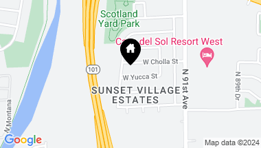 Map of 9254 W YUCCA Street, Peoria AZ, 85345
