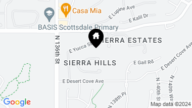 Map of 13766 E GARY Road, Scottsdale AZ, 85259