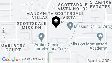 Map of 11333 N 92ND Street # 2017, Scottsdale AZ, 85260