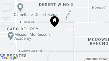 Map of 11269 N 98th Place, Scottsdale AZ, 85260