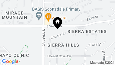 Map of 13742 E YUCCA Street, Scottsdale AZ, 85259