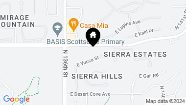 Map of 13750 E YUCCA Street, Scottsdale AZ, 85259