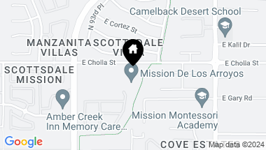 Map of 11333 N 92ND Street # 2050, Scottsdale AZ, 85260