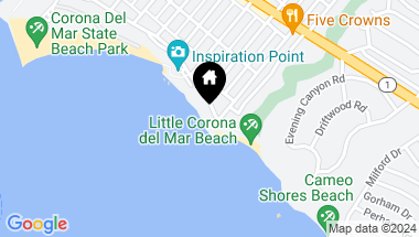 Map of 3725 Ocean Boulevard, Corona del Mar CA, 92625