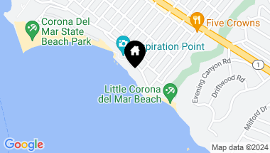 Map of 3631 Ocean Boulevard, Corona del Mar CA, 92625