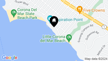 Map of 3625 Ocean Boulevard, Corona del Mar CA, 92625