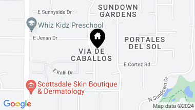 Map of 7431 E CORTEZ Street, Scottsdale AZ, 85260