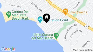 Map of 3620 Ocean Boulevard, Corona del Mar CA, 92625