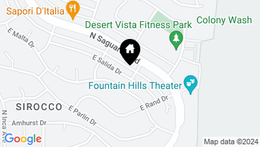 Map of 17148 E Salida Drive Unit: 1&2, Fountain Hills AZ, 85268