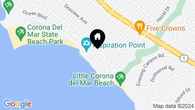 Map of 3612 Ocean Boulevard, Corona del Mar CA, 92625